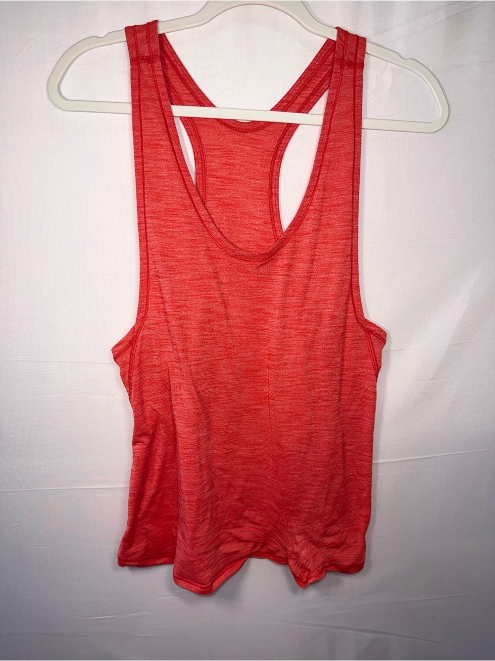 Lululemon Women's Orange Racerback Athletic Yoga Tank Top Size 6/S